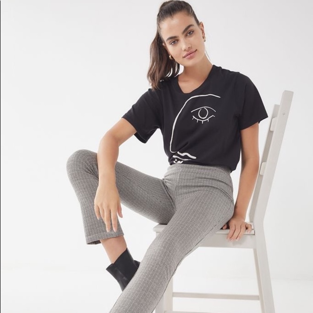 Urban outfitters Casey Plaid Kick Flare Pant